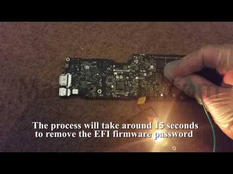 Macbook Air 2015 EFI BIOS firmware password remover in seconds