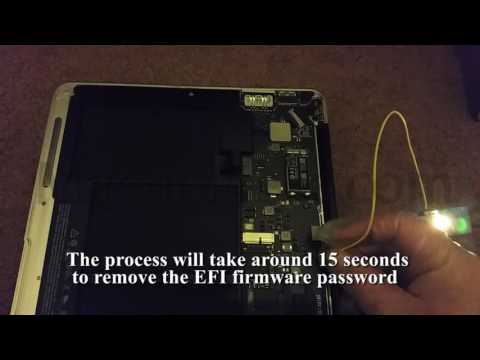 Macbook Air 2013 iCloud EFI firmware lock removal in seconds